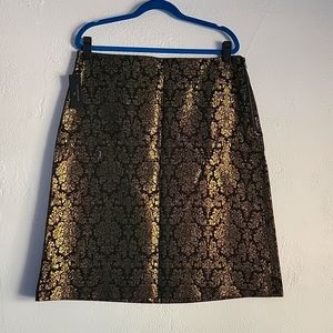 Metallic Gold dressy Skirt